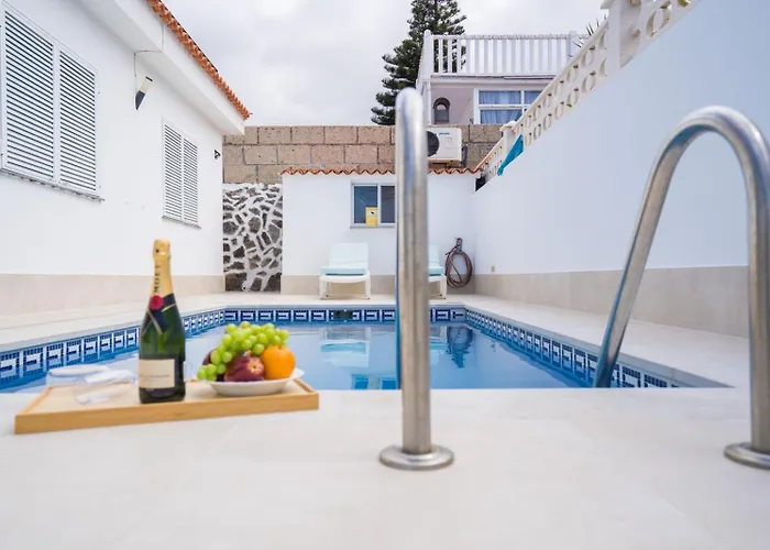 Ocean Vibes With Sea View And Private Heated Pool Semesterbostad Callao Salvaje